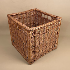 Square basket woven for sale  FAREHAM