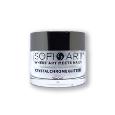 Sofi-Art All-in-One Crystal Chrome Nail Glitter - Cristal arco-íris #FC05 - 1 oz comprar usado  Enviando para Brazil