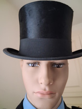 Chapeau ancien claque d'occasion  Cosne-Cours-sur-Loire