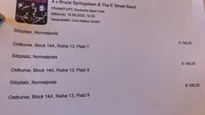 Bruce springsteen ticket gebraucht kaufen  Lübben-Umland I