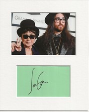 Sean lennon signed for sale  LONDON