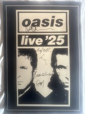 Oasis hand signed for sale  BOREHAMWOOD