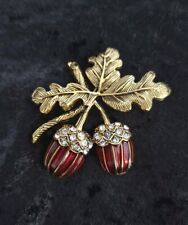 Acorn brooch gold for sale  PUDSEY