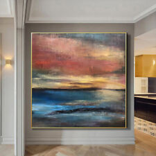 Arte de parede abstrata pintura a óleo feita à mão pinturas modernas em tela decoração para casa comprar usado  Enviando para Brazil