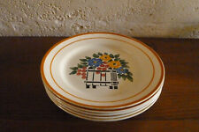 Assiettes terre fer d'occasion  Garat