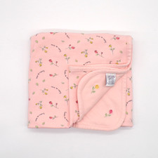 Cobertor de bebê Gymboree 1998 Bouton de Rose rosa vintage bordado floral reversível comprar usado  Enviando para Brazil