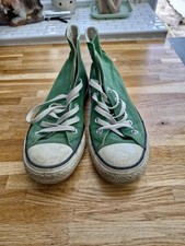 Green converse size for sale  LLANELLI