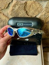 Óculos de sol vintage Oakley placa azul fogo juliet x metal emenda polarizada centavo comprar usado  Enviando para Brazil