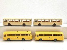 4x Ônibus Wiking Mercedes-Benz Deutsche Bundespost, Bahnhof, Flughafen 1:87 HO EXCELENTE! comprar usado 4x Ônibus Wiking Mercedes-Benz Deutsche Bundespost, Bahnhof, Flughafen 1:87 HO EXCELENTE! comprar usado  Enviando para Brazil