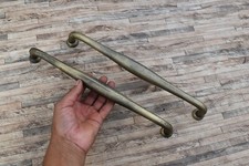 Usado, 2x Ferro Fundido Grande Pintura Dourada Pesada Porta da Frente Porta Puxadores Alças Decoração da Casa comprar usado  Enviando para Brazil