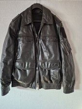 Polizei lederjacke schwarz gebraucht kaufen  Duingen