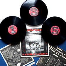 NEAR MINT ORIGINAL 1980 THE CLASH SANDINISTA VINYL 3 LP BOOK NM RARE PUNK comprar usado  Enviando para Brazil