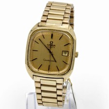 Relógio de pulso masculino vintage Omega Constellation 32 mm mostrador dourado tamanho 7,5 polegadas #WB2528-5 comprar usado  Enviando para Brazil