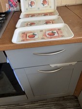Four melamine trays for sale  BLACKPOOL