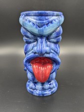 Caneca Tiki's Grill & Bar Waikiki Hawaii Sebastian Tiki 2012, azul cobalto comprar usado  Enviando para Brazil