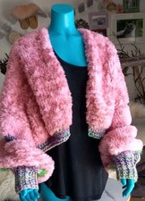 Tolle strickjacke kunstfellwol gebraucht kaufen  Waldkraiburg