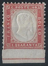 1862 italia 40c. usato  Milano