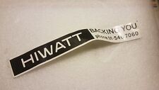 Hiwatt amp bumper gebraucht kaufen  Deutschland
