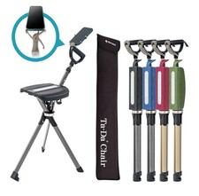 Cadeira Ta-Da, poste de caminhada portátil para trekking, bengala dobrável com assento, ... comprar usado  Enviando para Brazil