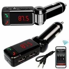 Kit de carro LCD transmissor Bluetooth FM MP3 player 3.5 USB m✨ mãos livres K1B6 comprar usado  Enviando para Brazil