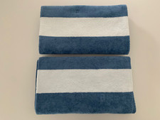 2 toalhas de praia listra azul costeira medem 168 x 98 cm comprar usado  Enviando para Brazil