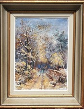 Tableau signé paysage d'occasion  Toulouse-