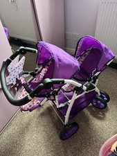 Kids double pram for sale  STOKE-ON-TRENT