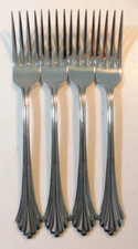 CONJUNTO DE 4 GARFOS DE JANTAR PADRÃO AÇO INOXIDÁVEL ONEIDA BANCROFT 7 3/8" comprar usado  Enviando para Brazil