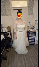 Ivory wedding dress for sale  BIRMINGHAM
