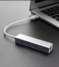 Hub USB C 3.0 tipo C para placa de rede RJ45 3.1 4 portas adaptador divisor múltiplo OTG comprar usado  Enviando para Brazil