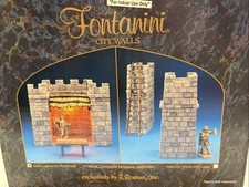 FONTANINI Nativity City Walls By Roman Inc - 94804 Barraca de Fornecedor de Cidade Iluminada comprar usado  Enviando para Brazil