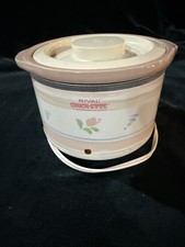 Panela Rival Crock-Ette servidor fogão lento 1 Qt (0,9 Lt) modelo 3200/3 tampa de plástico comprar usado  Enviando para Brazil