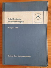 Mercedes tabellenbuch 1963 gebraucht kaufen  Bellheim