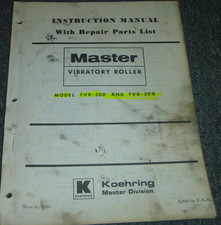 Koehring master tvr for sale  Dubuque