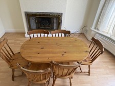 Solid pine dining for sale  MANCHESTER