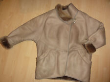Lammfell jacke leder gebraucht kaufen  Deutschland