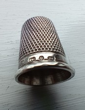 Solid silver thimble for sale  HEREFORD