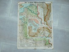 Landkarte heereskarte frontkar gebraucht kaufen  Wilhelmsdorf