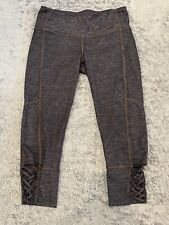 Leggings Athleta Feminina Pequena Mind Over Mat Capri Criss Cross Cinza Atlético comprar usado  Enviando para Brazil