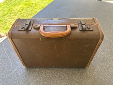 Usado, Estojo de maquiagem vintage 1940 Samsonite pequeno estojo de trem lateral rígido 16" de comprimento comprar usado  Enviando para Brazil