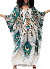 Vestido Kaftan Feminino Plus Size Havaiano Manga Asa de Morcego Capa de Praia Maiô de Verão, usado comprar usado Vestido Kaftan Feminino Plus Size Havaiano Manga Asa de Morcego Capa de Praia Maiô de Verão, usado comprar usado  Enviando para Brazil