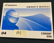 MANUAL DO PROPRIETÁRIO DE MOTOCICLETA HONDA 2004 CB600F 599 HORNET FABRICANTE DE EQUIPAMENTO ORIGINAL comprar usado  Enviando para Brazil