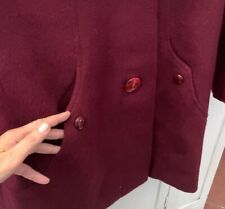 Cappotto bordeaux lana usato  Roma