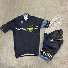 Usado, Conjunto de ciclismo Pissei jersey com shorts babador masculino tamanho 2 feito na Itália semi-resistente comprar usado  Enviando para Brazil