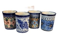 Polish pottery tumblers for sale  Leander