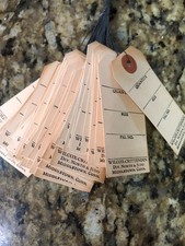 Vintage inventory tags for sale  Grants Pass