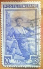 Francobollo raro sciabica usato  Ladispoli