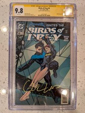 Birds of Prey #8 - CGC 9.8 SS assinado Greg Land Nightwing Batgirl Kiss quase perfeito+  comprar usado  Enviando para Brazil