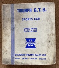 Triumph parts manual for sale  COLCHESTER