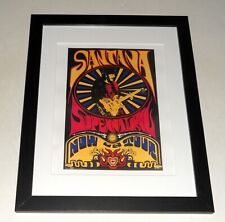 Framed carlos santana for sale  Olmsted Falls